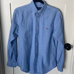 BNWOT men’s Ralph Lauren lt blue oxford- sz M